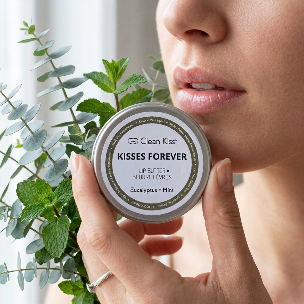 Kisses Forever Lip Butters | Eucalyptus Mint | Coconut Vanilla