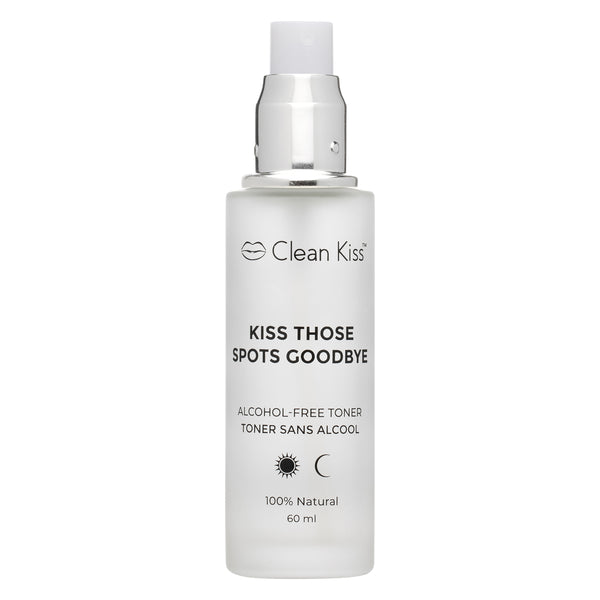 Kiss Those Spots Goodbye Acne Toner Alcohol Free to calm and soothe inflamed acne prone skin.