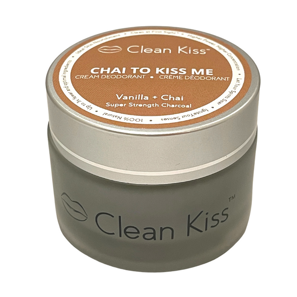 Vanilla + Chai Natural Deodorant Super Strength Charcoal